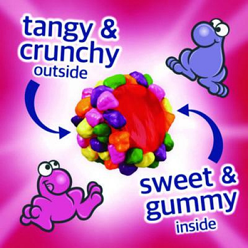 NERDS Rainbow Gummy Clusters Share Pack, Assorted Flavors, 3 oz Packet, 12/Carton (22002360)