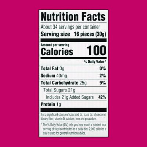 NERDS Rainbow Gummy Clusters Share Pack, Assorted Flavors, 3 oz Packet, 12/Carton (22002360)