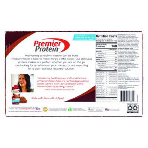 Premier Protein Chocolate Shake, 11 oz, 15/Carton (22002369)