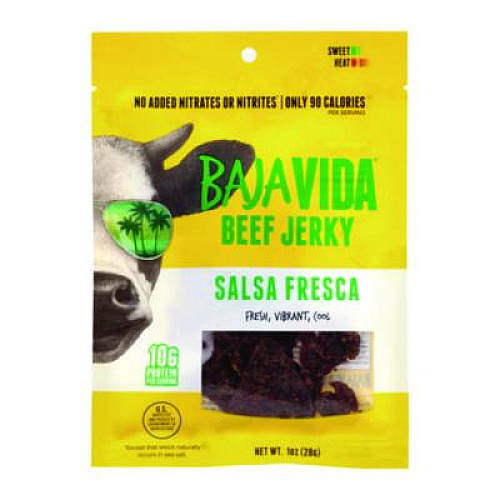 Baja Jerky Beef Jerky Salsa Fresca Snack Pack, Salsa Fresca, 1 oz Packet, 12/Carton (22002305)
