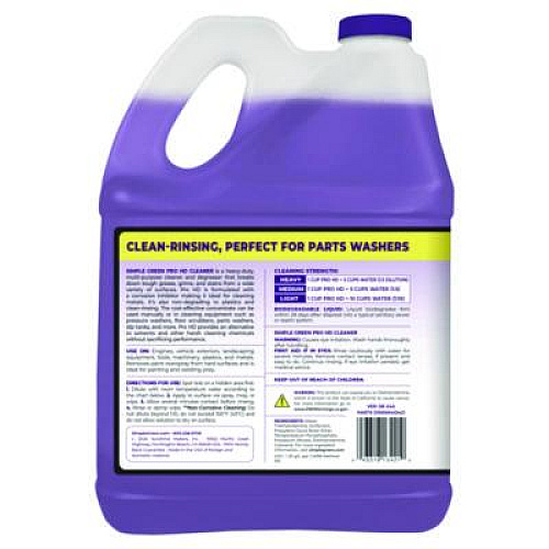 Simple Green Pro HD Heavy-Duty Cleaner, Unscented, 1 gal Bottle, 4/Carton (13421)