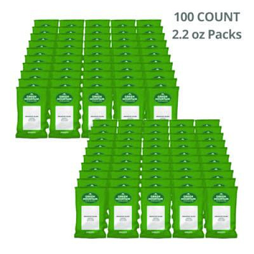 Green Mountain Coffee Breakfast Blend Coffee Fraction Packs, 2.2 oz, 100/Carton (4432)