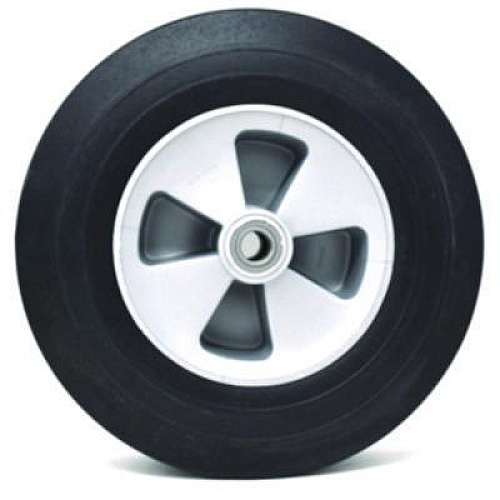 Rubbermaid Commercial Tilt Truck Wheels, 12" Wheel, Black (1013L10000)