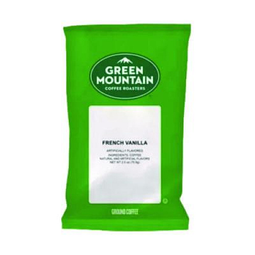 Green Mountain Coffee French Vanilla Coffee Fraction Packs, 2.2 oz, 50/Carton (4732)