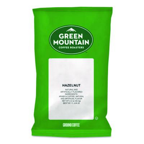 Green Mountain Coffee Hazelnut Coffee Fraction Packs, 2.2oz, 50/Carton (4792)
