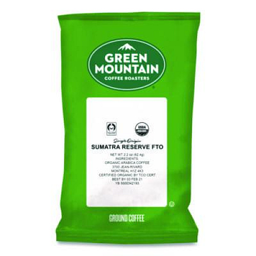 Green Mountain Coffee Sumatra Reserve Fraction Packs, 2.2 oz, 50/Carton (8287)