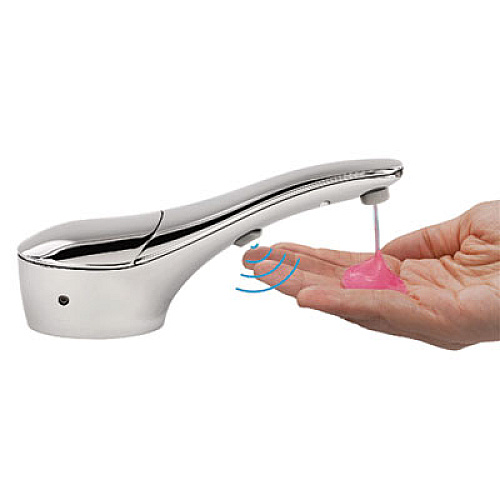 Bobrick SureFlo Top-Fill Automatic Bulk Foam Soap Dispenser, 34 oz, 2.75 x 6.75 x 3, Polished Chrome (824)