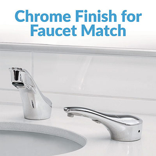 Bobrick SureFlo Top-Fill Automatic Bulk Foam Soap Dispenser, 34 oz, 2.75 x 6.75 x 3, Polished Chrome (824)
