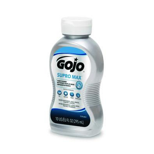 GOJO SUPRO MAX Hand Cleaner Bottle, Floral Scent, 10 oz,  8/Carton (727808CT)