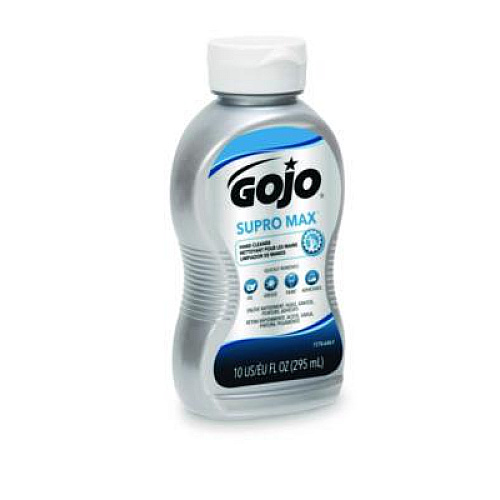 GOJO SUPRO MAX Hand Cleaner Bottle, Floral Scent, 10 oz,  8/Carton (727808CT)