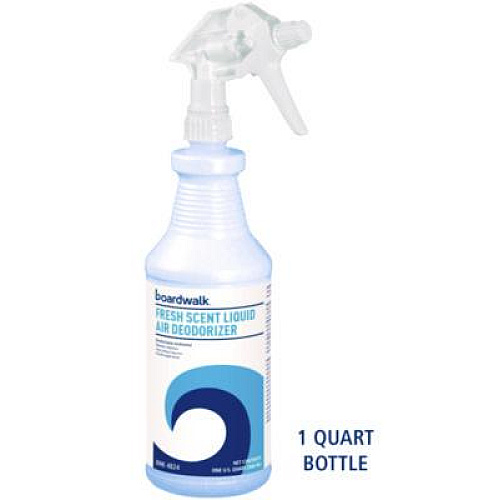 Boardwalk Fresh Scent RTU Liquid Air Deodorizer, 32 oz Spray Bottle (4824EA)