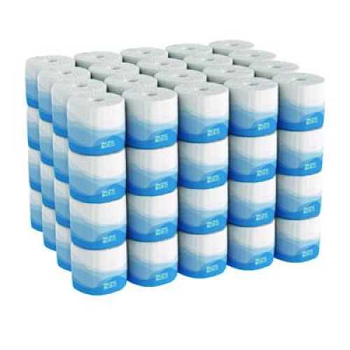 Georgia Pacific Professional Pacific Blue Select Bathroom Tissue, Septic Safe, 2 Ply, White, 550 Sheets/Roll, 80 Rolls/Carton (1828001)