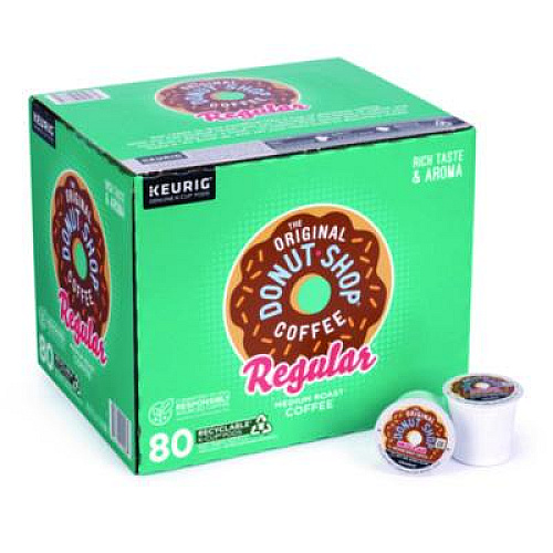 The Original Donut Shop Donut Shop Coffee K-Cups, Regular, 80/Carton (22000684)