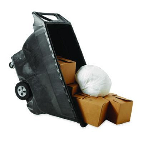 Rubbermaid Commercial 1 cu yd Structural Foam Tilt Truck, Standard Duty, 1,250 lb Capacity, Black (9T15BLA)