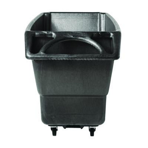 Rubbermaid Commercial 0.75 cu yd Structural Foam Tilt Truck, Standard Duty, 1,000 lb Capacity, Black (1013BLA)