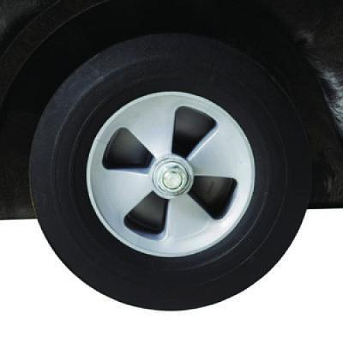 Rubbermaid Commercial 0.75 cu yd Structural Foam Tilt Truck, Standard Duty, 1,000 lb Capacity, Black (1013BLA)