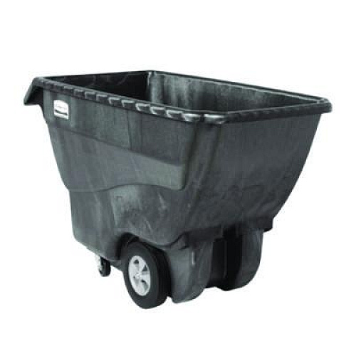 Rubbermaid Commercial Tilt Truck Wheels, 12" Wheel, Black (1013L10000)