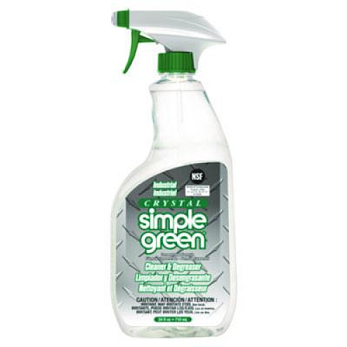 Simple Green Crystal Industrial Cleaner/Degreaser, 24 oz Spray Bottle, 12/Carton (19024)