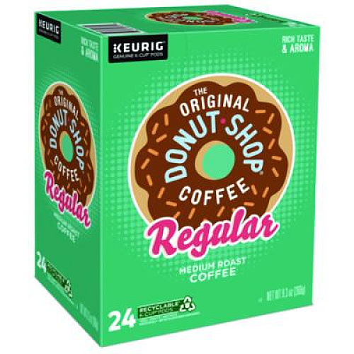 The Original Donut Shop Donut Shop Coffee K-Cups, Regular, 96/Carton (60052101CT)