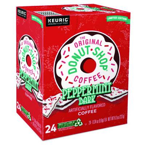 The Original Donut Shop Peppermint Bark K-Cup Pods, 24/Box (7428)
