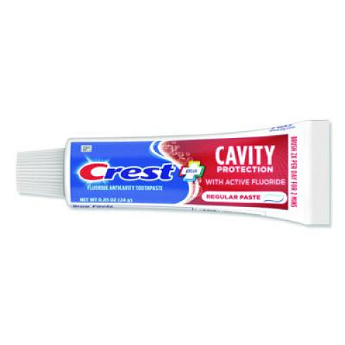 Crest Cavity Protection Toothpaste, Mint, Personal Size, 0.85 oz Tube, 240/Carton (09596)