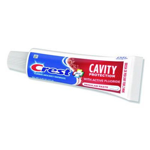 Crest Cavity Protection Toothpaste, Mint, Personal Size, 0.85 oz Tube, 240/Carton (09596)