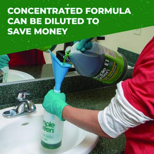 Simple Green Clean Building All-Purpose Cleaner Concentrate, 1 gal Bottle, 2/Carton (11001CT)