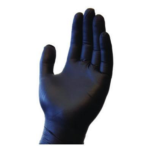 Safety Zone ProGuard Powder Free Nitrile Gloves, Powder-Free, X-Large, 3.5 mil Thick, 9.65" Long, Black, 100/Box, 10 Boxes/Carton (GNPRXLBK)