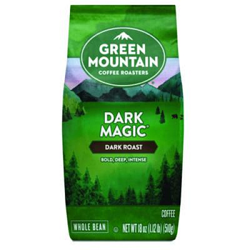 Green Mountain Coffee Dark Magic Whole Bean Coffee, 18 oz Bag (7568EA)