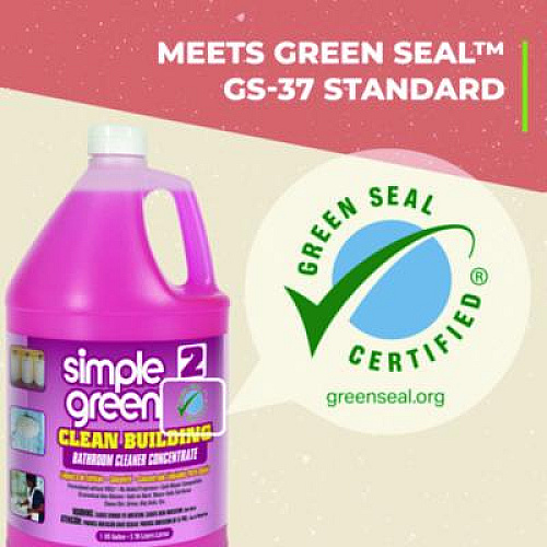 Simple Green Clean Building Bathroom Cleaner Concentrate, Unscented, 1gal Bottle (11101)