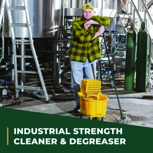 Simple Green Industrial Cleaner and Degreaser, Concentrated, Lemon, 1 gal Bottle, 6/Carton (14010)
