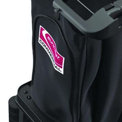 Suncast Commercial Housekeeping Cart Standard Bag, 23 Gal, 15.6" x 12.37" x 30", Black (HKCBAG05D)