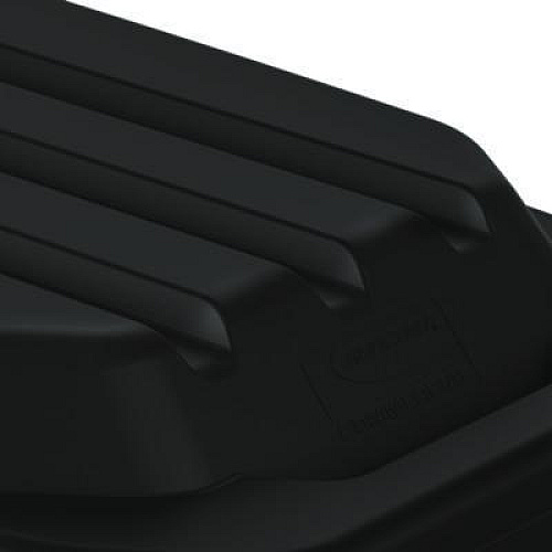 Suncast Commercial 3/4 Cubic Yard Tilt Truck Lid, 31.69 x 67 x 6.9, Black (RMTT75LID)
