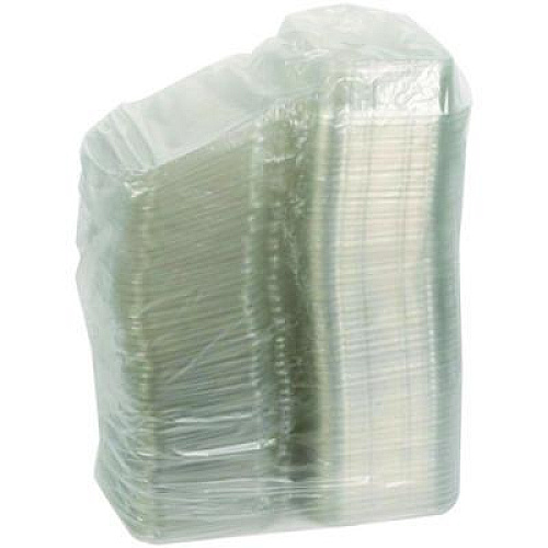 Pactiv Evergreen EarthChoice Tamper Evident Recycled Hinged Lid Deli Container, 24 oz, 7.25 x 6.37 x 2, Clear, Plastic, 231/Carton (TEHL7X624)