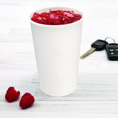 SOLO Double Sided Poly (DSP) Paper Cold Cups, 16 oz, White, 50 Cups/Sleeve, 20 Sleeves/Carton (RP16P2050)