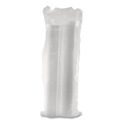 Dart ClearPac SafeSeal Tamper-Resistant/Evident Containers, Flat Lid, 4 oz, 3.72 x 4.2 x 1.41, Clear, 100/Pack, 4 Packs/Carton (CH4DEF)