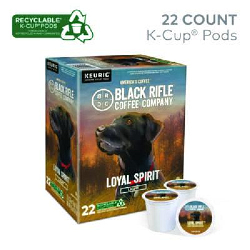 Black Rifle Coffee Company Loyal Spirit Coffee K-Cups, 22/Box (0571)