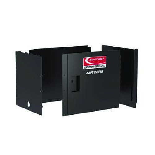 Suncast Commercial Utility Cart Shield, 26" x 45" for PUCSD2645, PUCHD2645, Steel, Black (PUCCS2645)