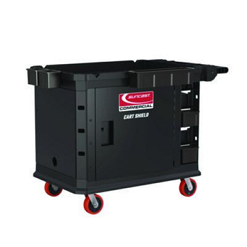 Suncast Commercial Utility Cart Shield, 26" x 45" for PUCSD2645, PUCHD2645, Steel, Black (PUCCS2645)