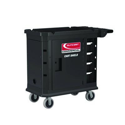 Suncast Commercial Utility Cart Shield, 19" x 37" for PUCSD1937, PUCHD1937, Steel, Black (PUCCS1937)