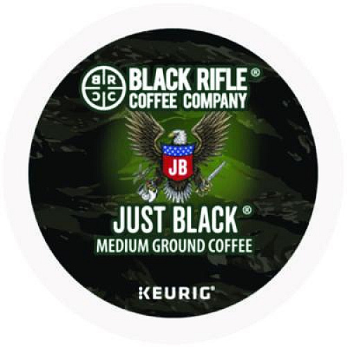 Black Rifle Coffee Company Just Black Coffee K-Cups, 22/Box (0547)