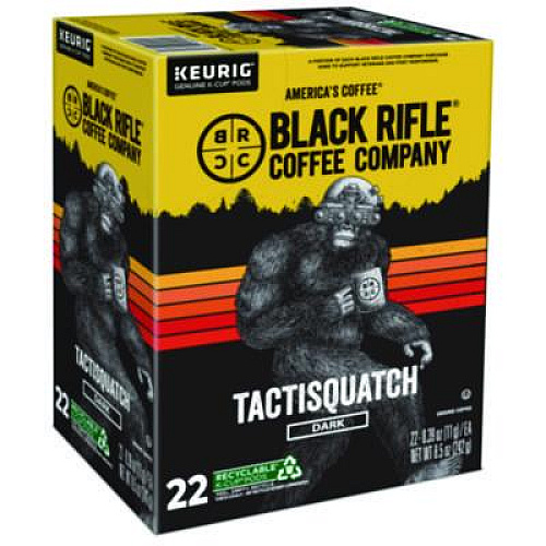 Black Rifle Coffee Company Tactisquatch Coffee K-Cups, 22/Box (0490)