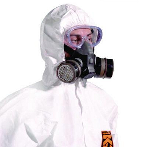 KleenGuard A50 Breathable Splash and Particle Protection Overalls, White, 2X-Large, 25/Carton (51928)