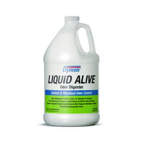 Dymon LIQUID ALIVE Odor Digester, 1 gal Bottle, 4/Carton (33601)