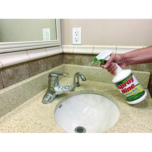 Spray Nine Heavy Duty Cleaner/Degreaser/Disinfectant, Citrus Scent, 32 oz Trigger Spray Bottle (26832)