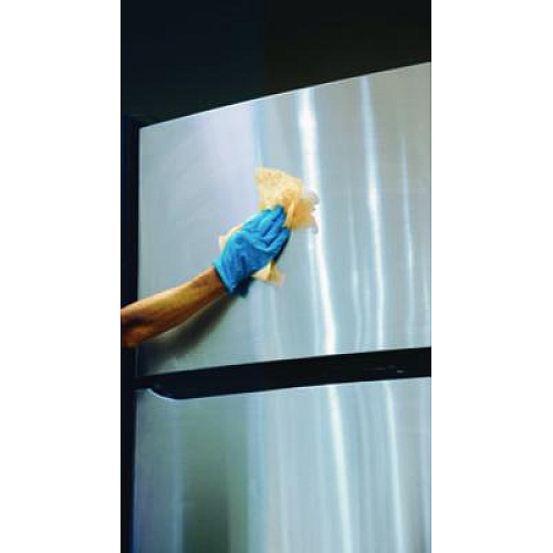 SCRUBS Stainless Steel Cleaner Towels, 1-Ply, 9.75 x 10.5, Lemon Scent, 30/Canister, 6 Canisters/Carton (91930CT)