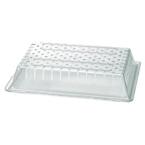 Carlisle StorPlus Polycarbonate Food Storage Container Colander, 18 x 26 x 5, Clear, Plastic (1062807)