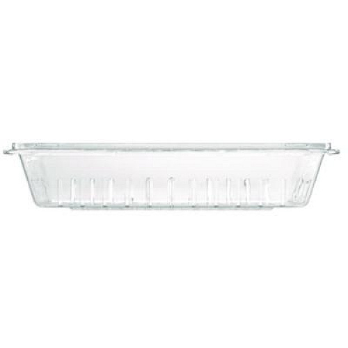 Carlisle StorPlus Polycarbonate Food Storage Container Colander, 18 x 26 x 5, Clear, Plastic (1062807)