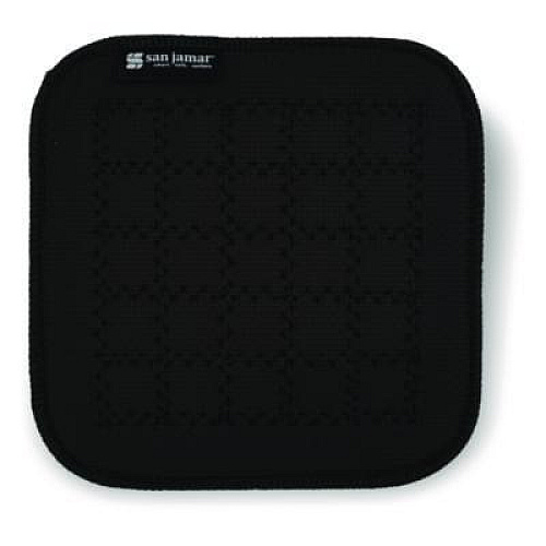 San Jamar Ultigrip Hot Pad, 11.5", Neoprene, Black (UHP77BK)