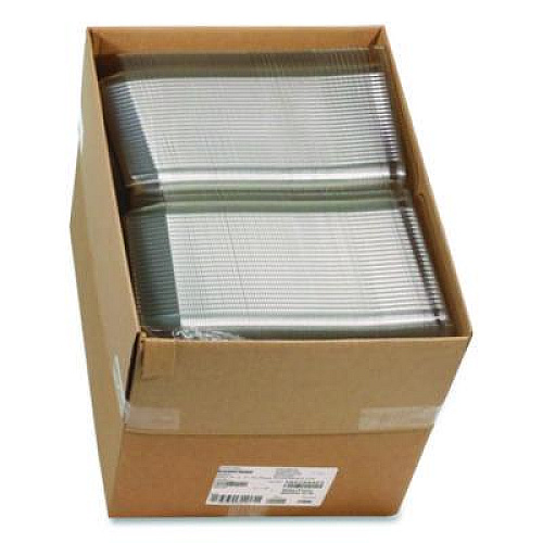 Pactiv Evergreen SmartLock PET Hinged Lid Bakery Container, 8.75 x 8.25 x 3.63, Clear, Plastic, 200/Carton (0CAH09700000)